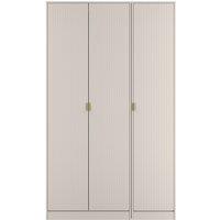Ready Assembled 2 U Bexley 3 Door Wardrobe (Ready Assembled) in Taupe