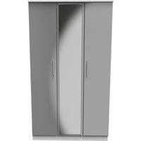 Ready Assembled 2 U Windsor Triple Mirror Wardrobe (Ready Assembled) in Light Grey