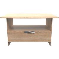 Ready Assembled 2 U Holborn Bottom Drawer Coffee Table (Ready Assembled) in Light Oak