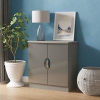 Ready Assembled 2 U Holborn 2 Door Cabinet (Ready Assembled) in Mid Grey