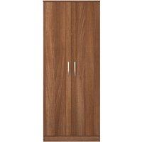 Ready Assembled 2 U Hampshire 2 Door Wardrobe (Ready Assembled) in Walnut