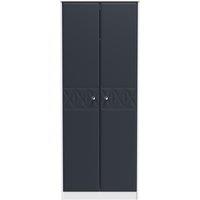 Ready Assembled 2 U Toledo 2 Door Wardrobe (Ready Assembled) in Dark Blue