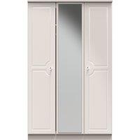 Ready Assembled 2 U Stratford Triple Mirror Wardrobe (Ready Assembled) in Taupe