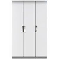 Ready Assembled 2 U Holborn Triple Plain Wardrobe (Ready Assembled) in White