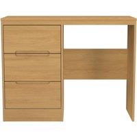 Ready Assembled 2 U Bristol 3 Drawer Vanity (Ready Assembled) in Natural