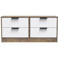 Ready Assembled 2 U Denver 4 Drawer Bed Box (Ready Assembled) in Dark Brown