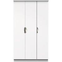Ready Assembled 2 U Holborn 3 Door Wardrobe (Ready Assembled) in White