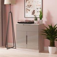 Ready Assembled 2 U Lucca 1 Drawer 2 Door Sideboard (Ready Assembled) in Grey
