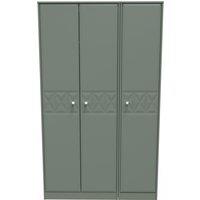 Ready Assembled 2 U Toledo 3 Door Wardrobe (Ready Assembled) in Pale Green