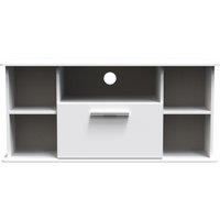 Ready Assembled 2 U Windsor Corner TV Unit (Ready Assembled) in White