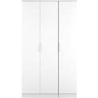 Ready Assembled 2 U Dover 3 Door Wardrobe (Ready Assembled) in White