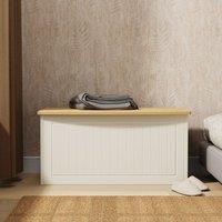 Ready Assembled 2 U Lancaster Blanket Box (Ready Assembled) in Cream