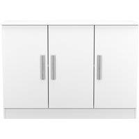 Ready Assembled 2 U Trent 3 Door Sideboard (Ready Assembled) in White