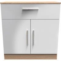 Ready Assembled 2 U Trent 1 Drawer 2 Door Sideboard (Ready Assembled) in Grey