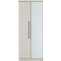 Ready Assembled 2 U Carlton 2 Door Mirrored Wardrobe (Ready Assembled) in Grey