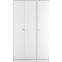 Ready Assembled 2 U Stowe 3 Door Wardrobe (Ready Assembled) in White