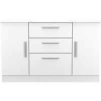 Ready Assembled 2 U Trent 2 Door 3 Drawer Sideboard (Ready Assembled) in White