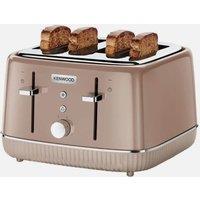 DELONGHI Kenwood Elegancy TFP10.A0BG 4-Slice Toaster Mocha in Light Brown