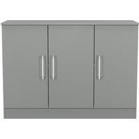 Ready Assembled 2 U Gloucester 3 Door Sideboard (Ready Assembled) in Dark Grey