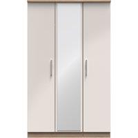 Ready Assembled 2 U Windsor Triple Mirror Wardrobe (Ready Assembled) in Beige
