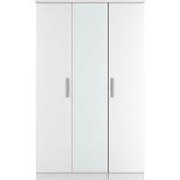 Ready Assembled 2 U Windsor Triple Mirror Wardrobe (Ready Assembled) in White