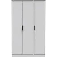 Ready Assembled 2 U Fuji 3 Door Wardrobe (Ready Assembled) in Grey
