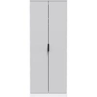 Ready Assembled 2 U Fuji 2 Door Wardrobe (Ready Assembled) in Light Grey