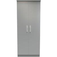 Ready Assembled 2 U Trent 2 Door Wardrobe (Ready Assembled) in Dark Grey