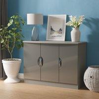 Ready Assembled 2 U Holborn 3 Door Sideboard (Ready Assembled) in Mid Grey