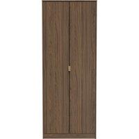 Ready Assembled 2 U Fuji 2 Door Wardrobe (Ready Assembled) in Walnut