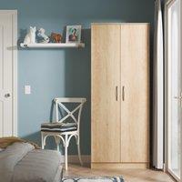 Ready Assembled 2 U Hampshire 2 Door Wardrobe (Ready Assembled) in Light Brown