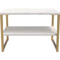 Ready Assembled 2 U Tamworth Lamp Table (Ready Assembled) in Off-White