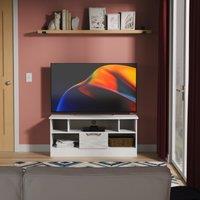 Ready Assembled 2 U Holborn 1 Drawer TV & Media Unit (Ready Assembled) in White