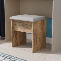 Ready Assembled 2 U Bexley Stool (Ready Assembled) in Dark Brown