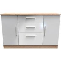 Ready Assembled 2 U Trent 2 Door 3 Drawer Sideboard (Ready Assembled) in Grey