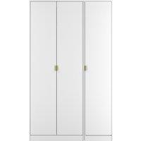 Ready Assembled 2 U Tamworth 3 Door Wardrobe (Ready Assembled) in White
