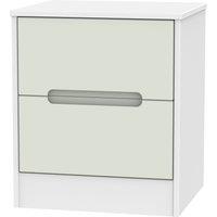 Ready Assembled 2 U Bristol 2 Drawer Bedside Cabinet (Ready Assembled) in Beige