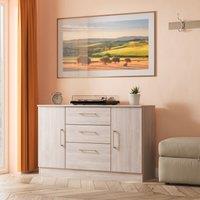 Ready Assembled 2 U Gloucester 2 Door 3 Drawer Sideboard (Ready Assembled) in Light Grey