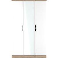 Ready Assembled 2 U Holborn Triple Mirror Wardrobe (Ready Assembled) in White
