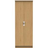 Ready Assembled 2 U Holborn 2 Door Wardrobe (Ready Assembled) in Brown