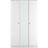 Ready Assembled 2 U Newlyn Tall Triple Mirror Wardrobe (Ready Assembled) in White