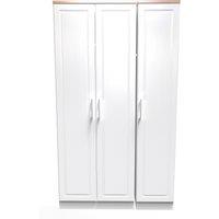 Ready Assembled 2 U Norfolk 3 Door Wardrobe (Ready Assembled) in White