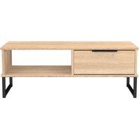 Ready Assembled 2 U Fuji 1 Drawer Coffee Table (Ready Assembled) in Light Oak