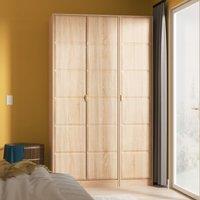 Ready Assembled 2 U Metro 3 Door Wardrobe (Ready Assembled) in Light Oak