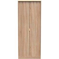 Ready Assembled 2 U Dallas 2 Door Wardrobe (Ready Assembled) in Light Oak