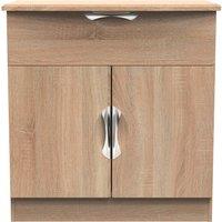 Ready Assembled 2 U Holborn 1 Drawer 2 Door Sideboard (Ready Assembled) in Light Oak