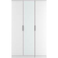 Ready Assembled 2 U Dover Triple Mirror Wardrobe (Ready Assembled) in White