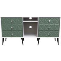 Ready Assembled 2 U Toledo 6 Drawer Sideboard (Ready Assembled) in Green