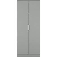 Ready Assembled 2 U Dover 2 Door Wardrobe (Ready Assembled) in Dark Grey