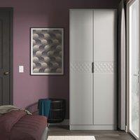 Ready Assembled 2 U Islay 2 Door Wardrobe (Ready Assembled) in Dark Grey